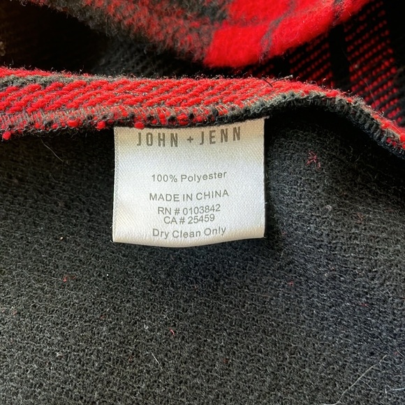 John + Jenn Baxter Jacket Red Plaid Shacket Shirt Jacket - Women’s‎ XS - Picture 7 of 10